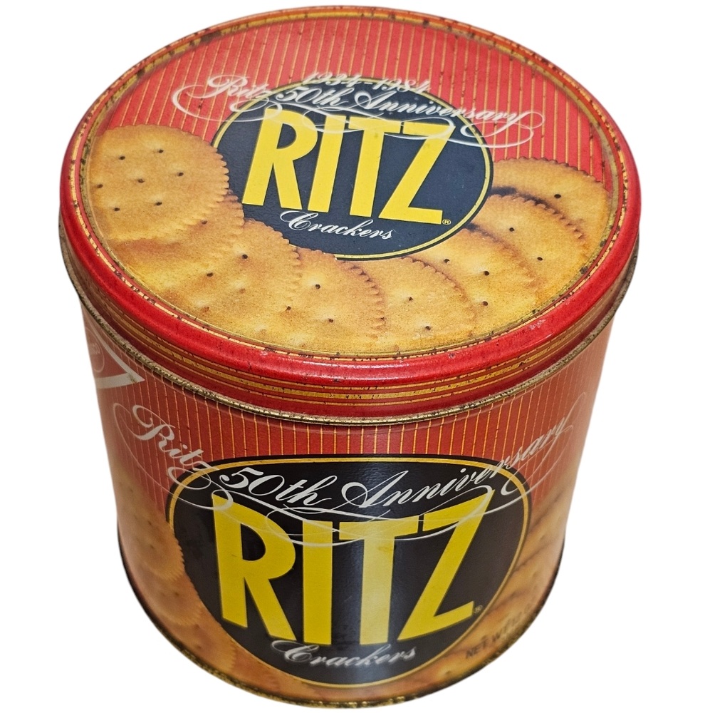 Vintage 1984 Nabisco Ritz Crackers 50th Anniversary Limited Edition Tin